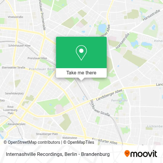 Internashville Recordings map