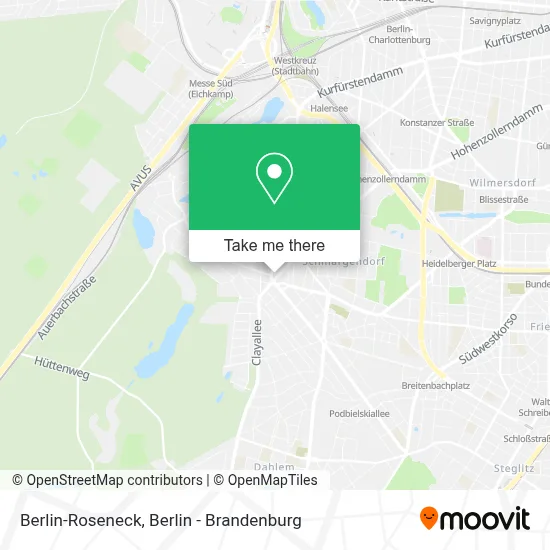 Berlin-Roseneck map