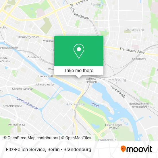 Fitz-Folien Service map