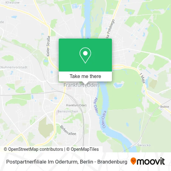 Postpartnerfiliale Im Oderturm map