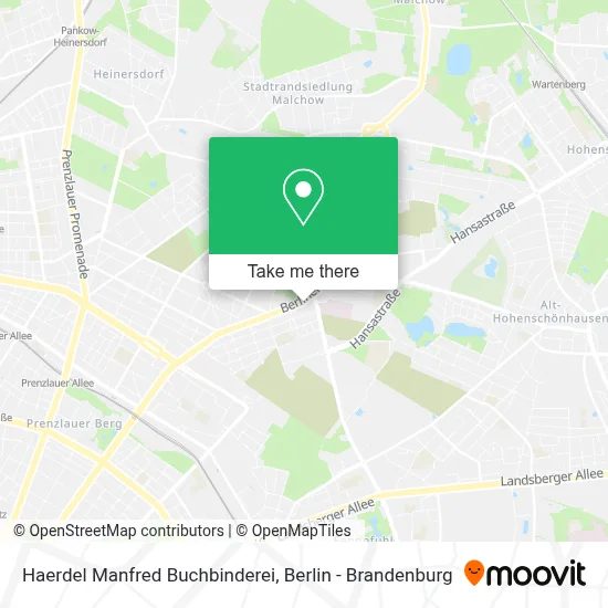 Haerdel Manfred Buchbinderei map