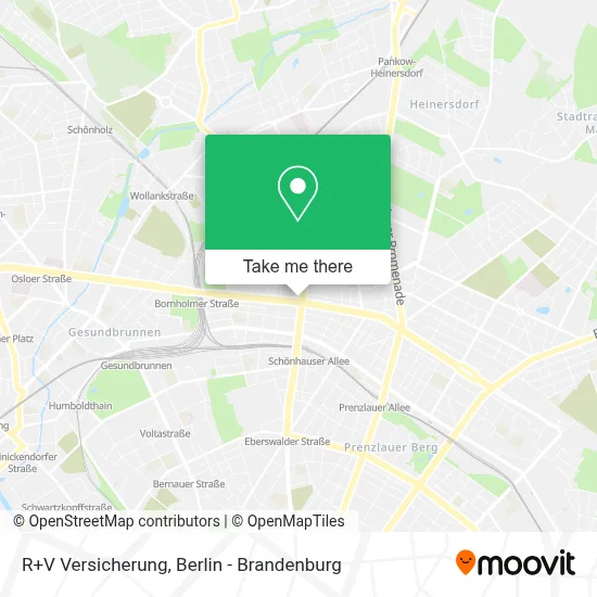 R+V Versicherung map