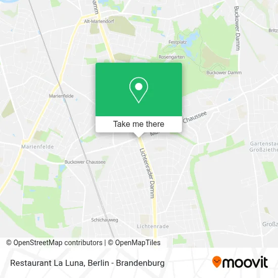 Restaurant La Luna map