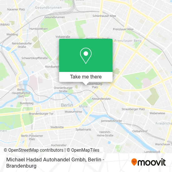 Michael Hadad Autohandel Gmbh map
