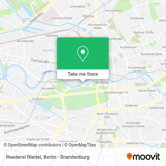 Reederei Riedel map