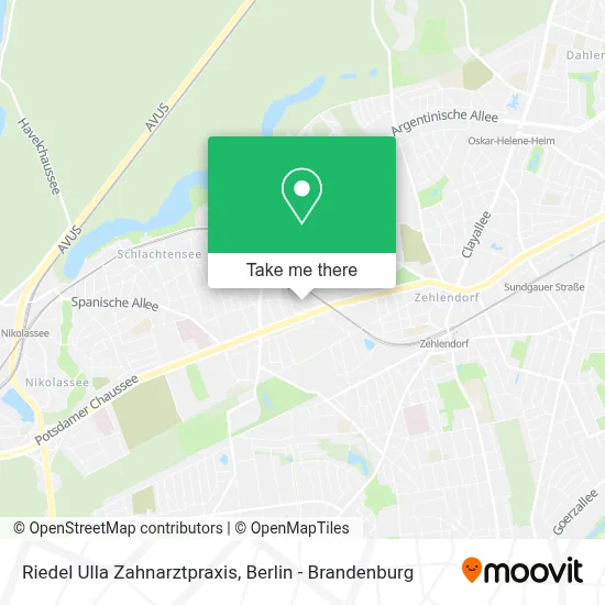 Riedel Ulla Zahnarztpraxis map