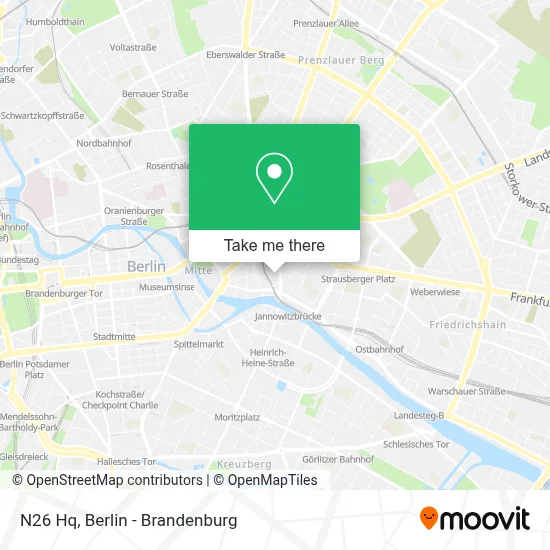 N26 Hq map