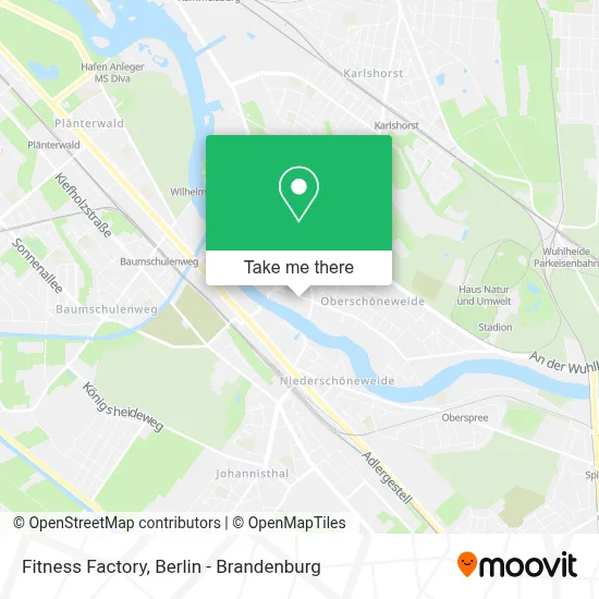 Fitness Factory map