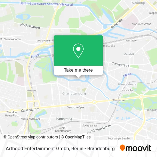 Arthood Entertainment Gmbh map
