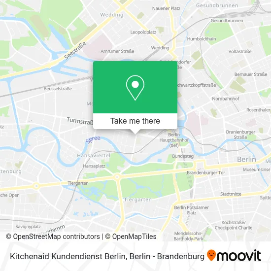 Kitchenaid Kundendienst Berlin map