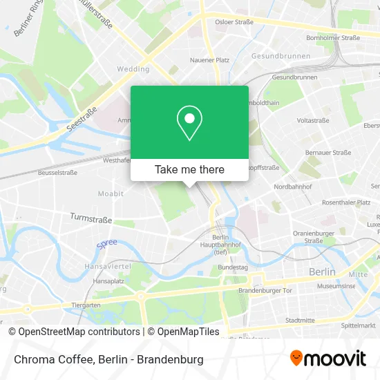 Chroma Coffee map