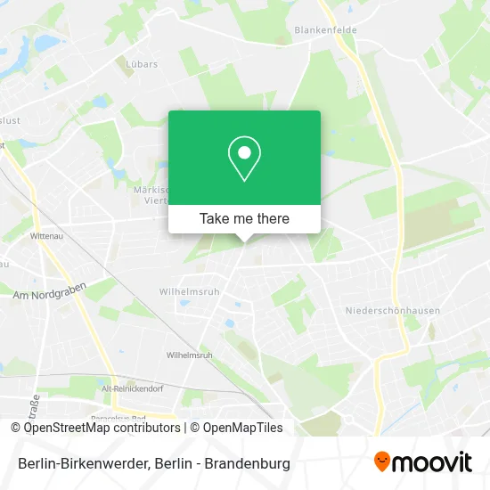 Berlin-Birkenwerder map