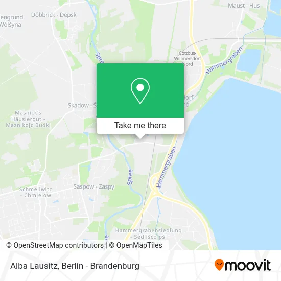 Alba Lausitz map