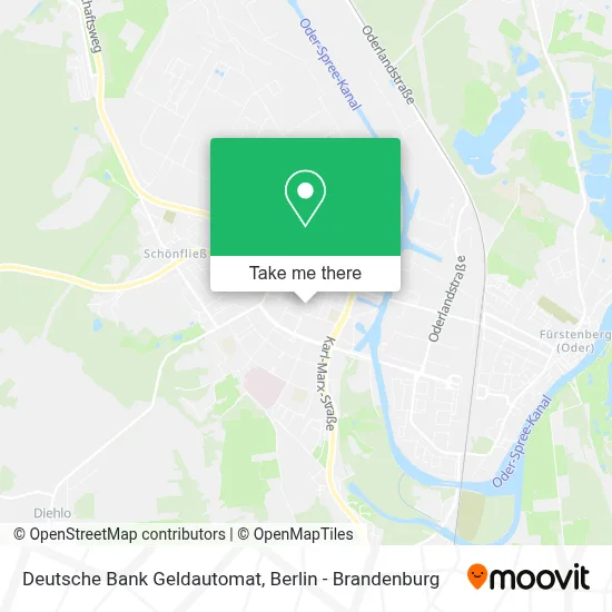 Deutsche Bank Geldautomat map
