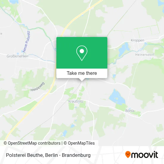 Polsterei Beuthe map