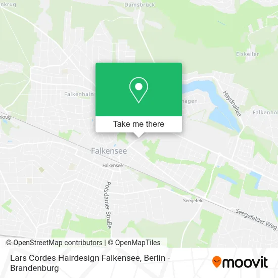 Lars Cordes Hairdesign Falkensee map