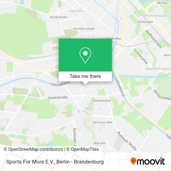 Sports For More E.V. map