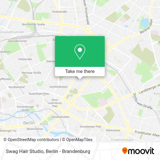 Swag Hair Studio map