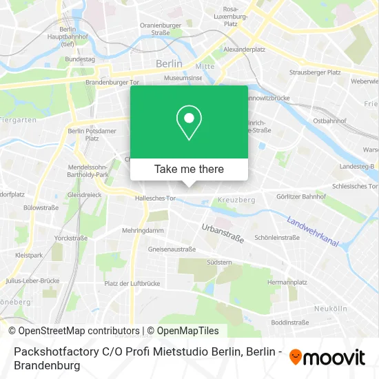 Packshotfactory C / O Profi Mietstudio Berlin map