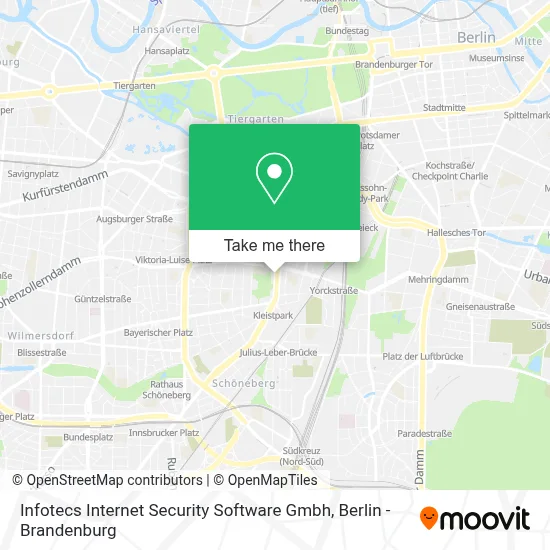 Infotecs Internet Security Software Gmbh map