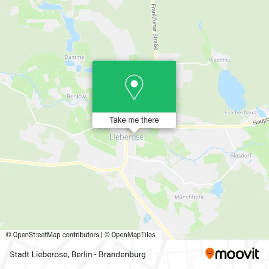 Stadt Lieberose map