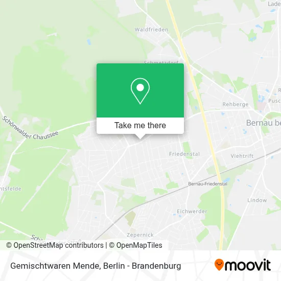 Gemischtwaren Mende map