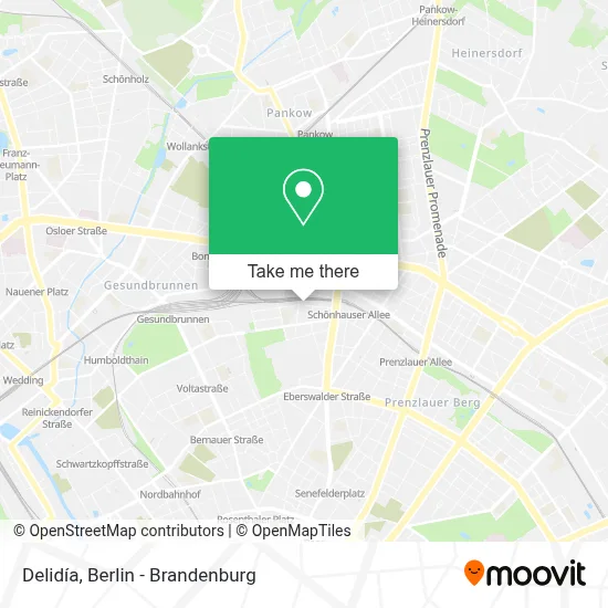 Delidía map