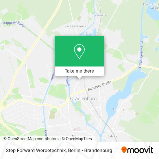 Step Forward Werbetechnik map