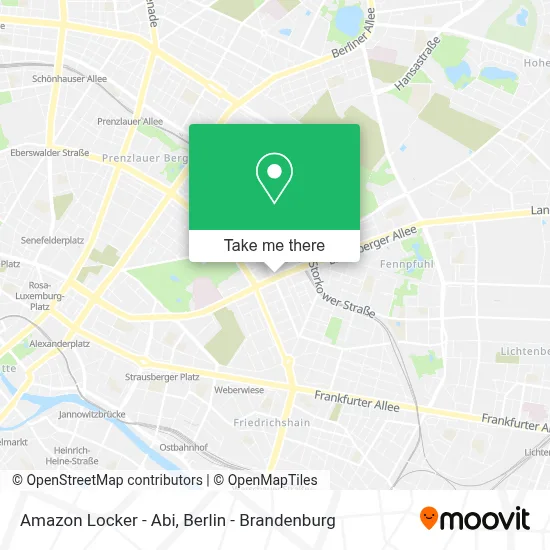Amazon Locker - Abi map