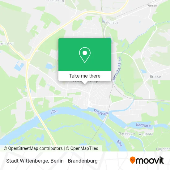 Stadt Wittenberge map