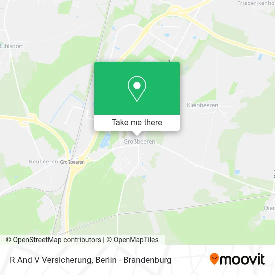 R And V Versicherung map