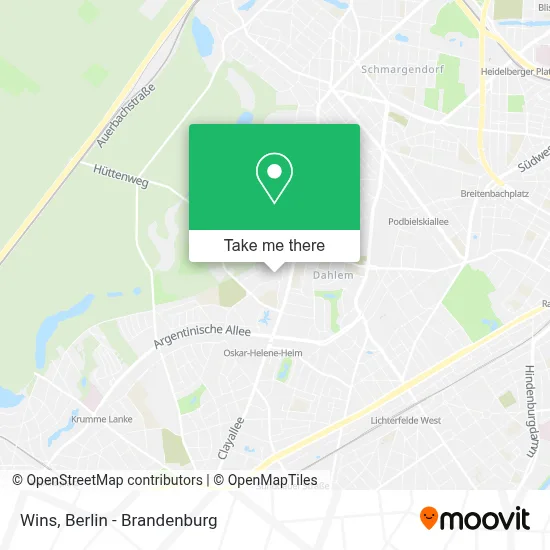 Wins map