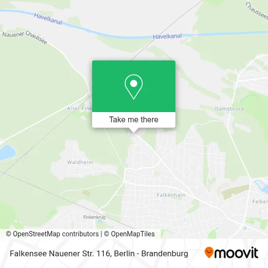 Falkensee Nauener Str. 116 map