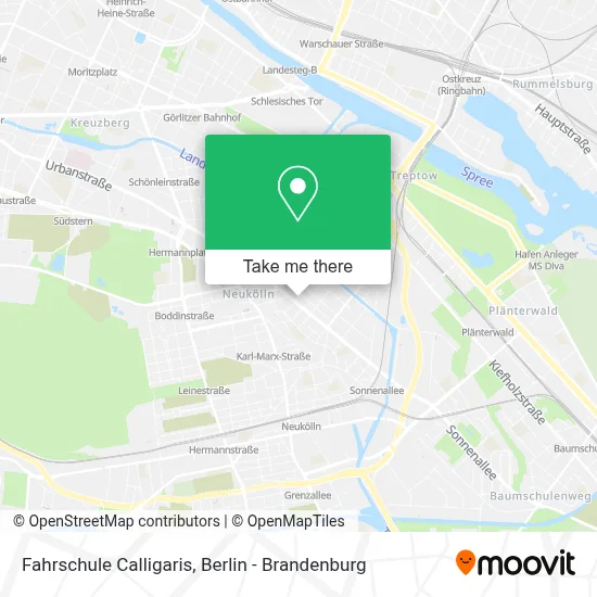 Fahrschule Calligaris map