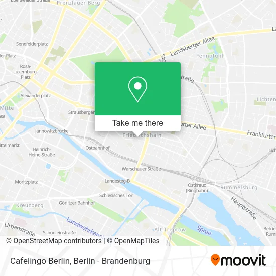 Cafelingo Berlin map