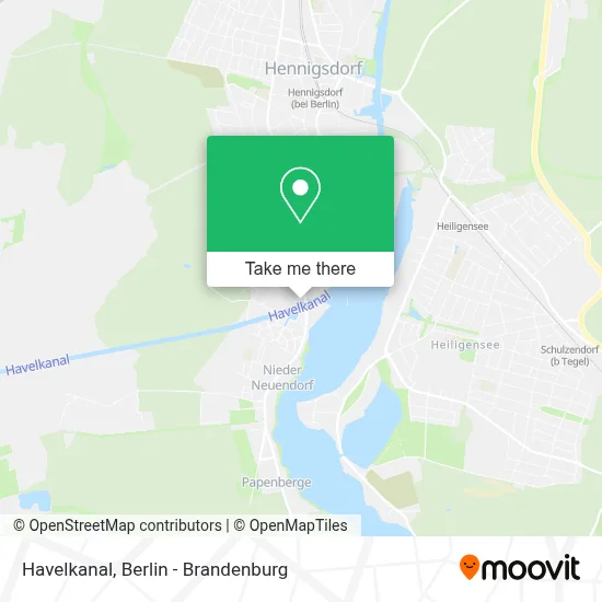 Havelkanal map