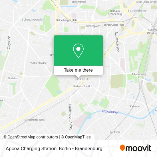 Apcoa Charging Station map