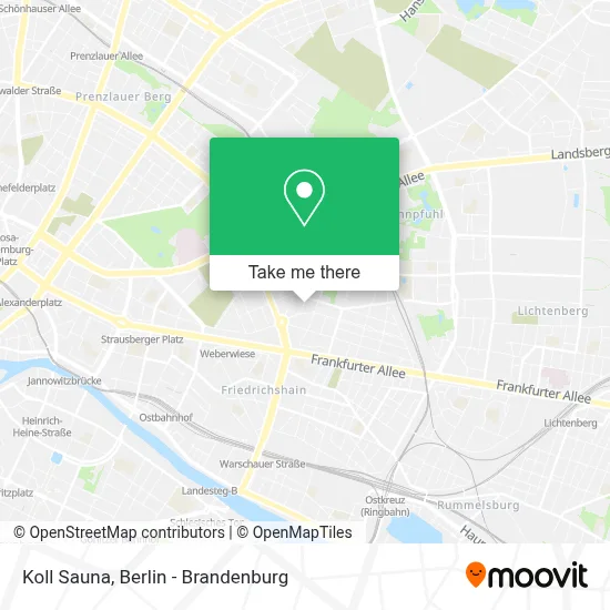 Koll Sauna map