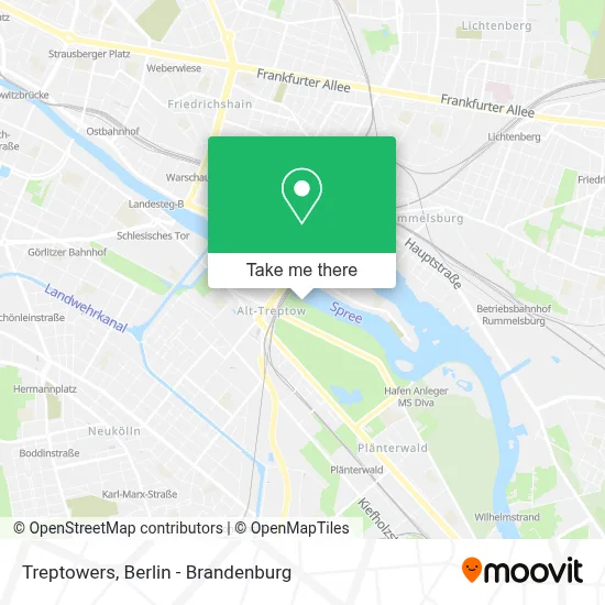Treptowers map