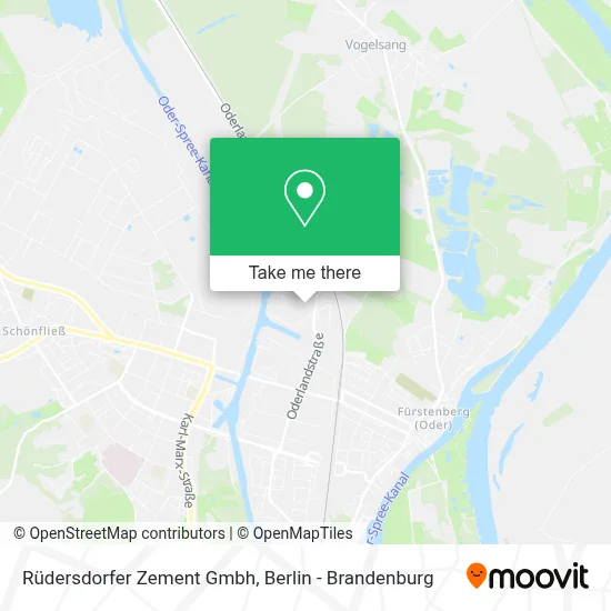 Rüdersdorfer Zement Gmbh map
