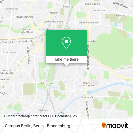 Campus Berlin map