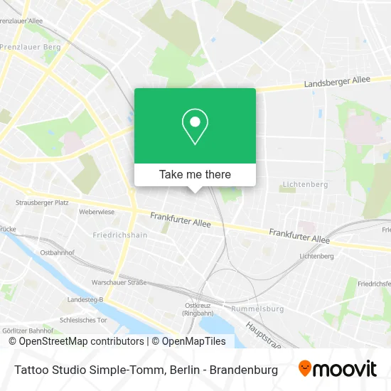Tattoo Studio Simple-Tomm map