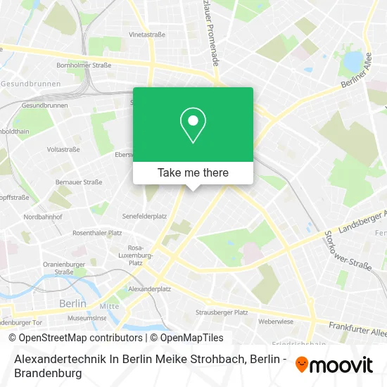 Alexandertechnik In Berlin Meike Strohbach map