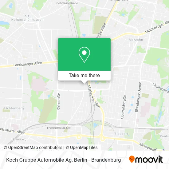 Koch Gruppe Automobile Ag map
