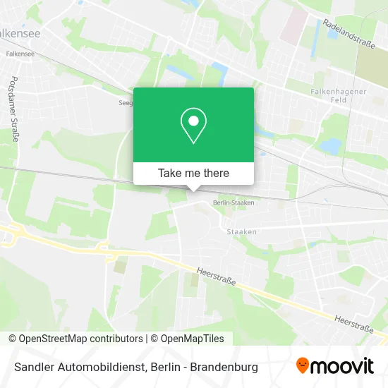 Sandler Automobildienst map