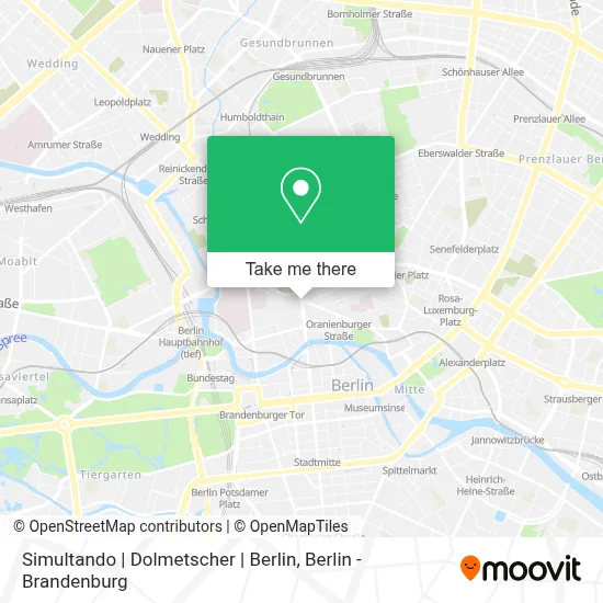Simultando | Dolmetscher | Berlin map