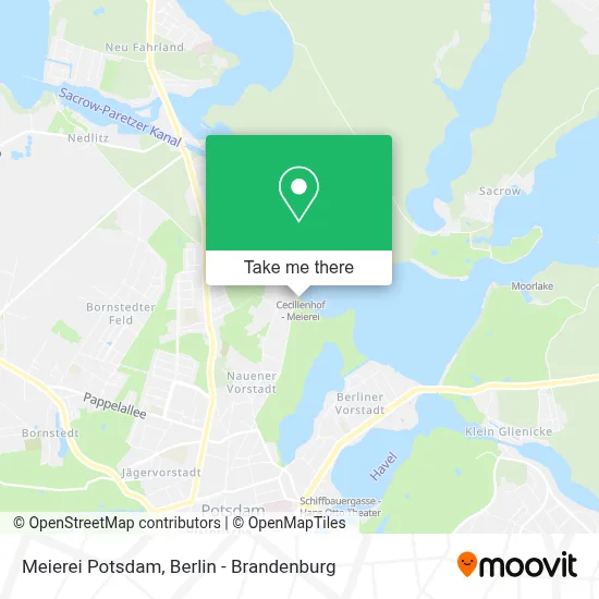 Meierei Potsdam map