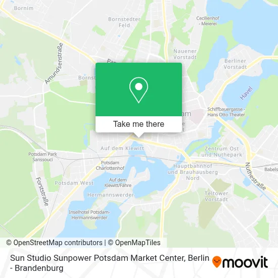 Sun Studio Sunpower Potsdam Market Center map