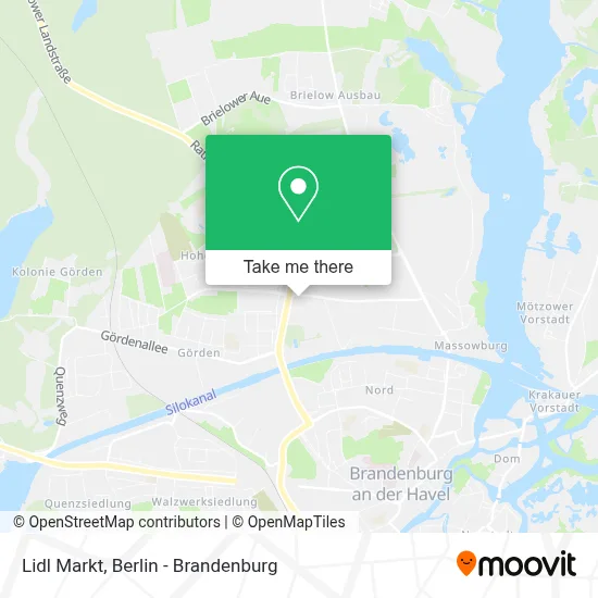 Lidl Markt map