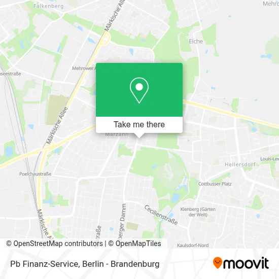 Pb Finanz-Service map